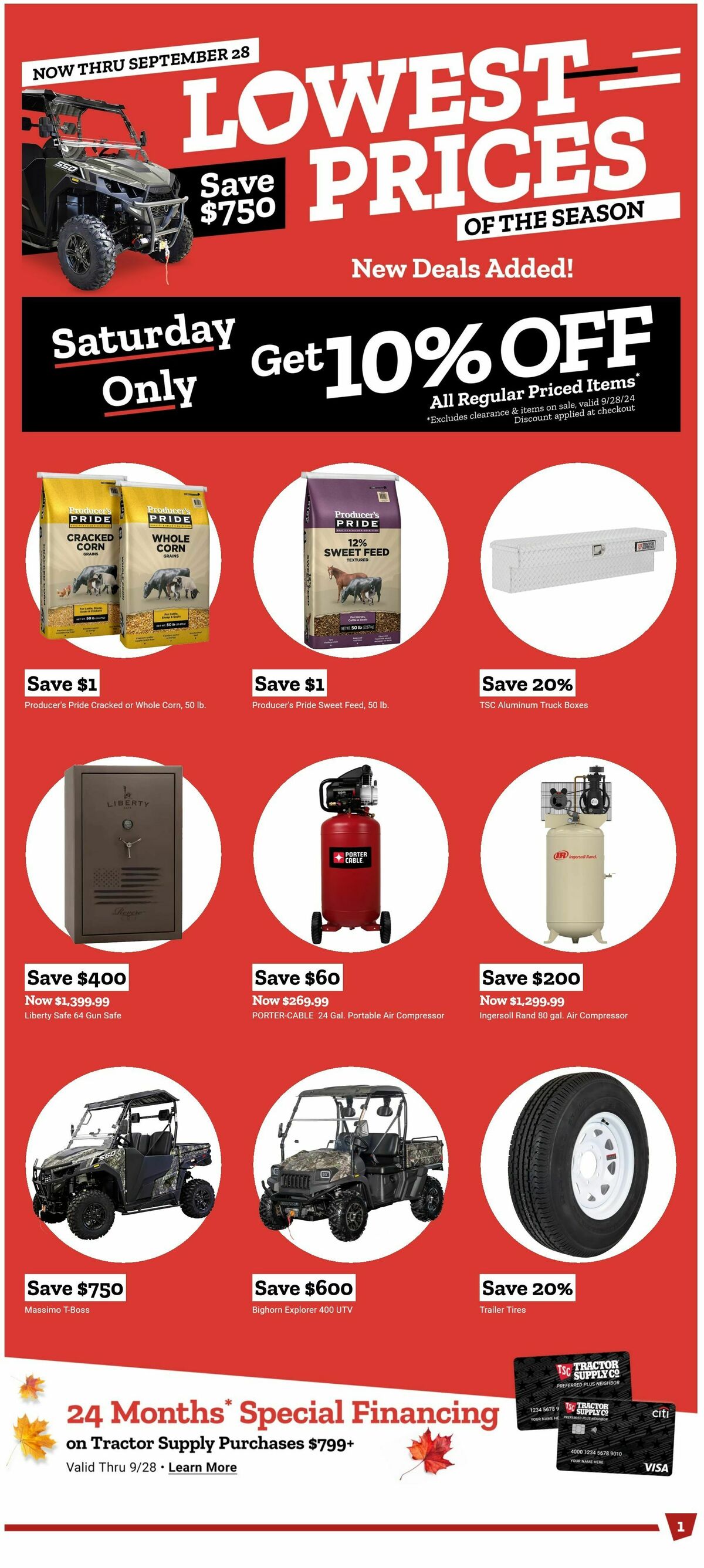 Tractor Supply Weekly Ad from September 20