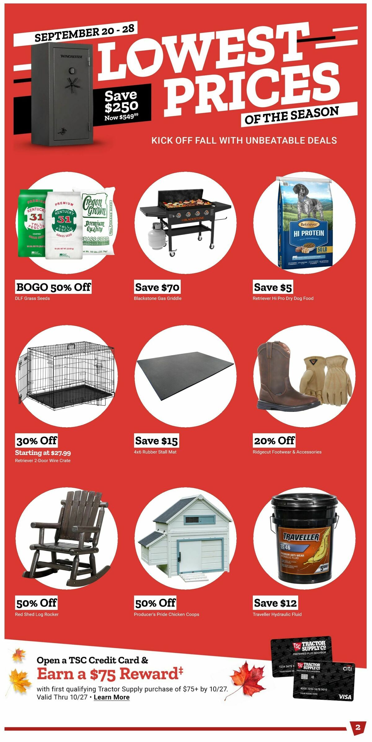 Tractor Supply Weekly Ad from September 20