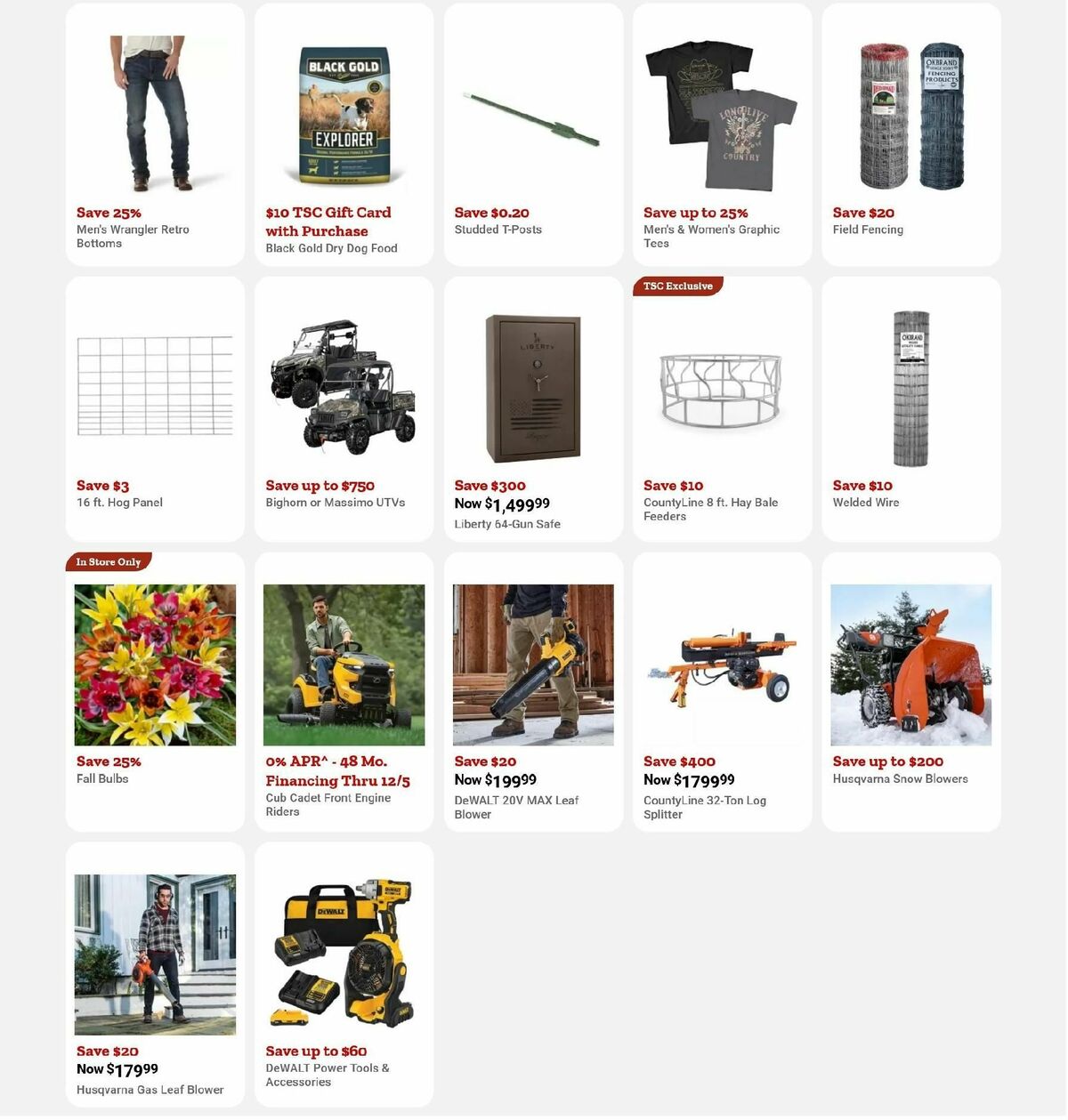 Tractor Supply Weekly Ad from October 16