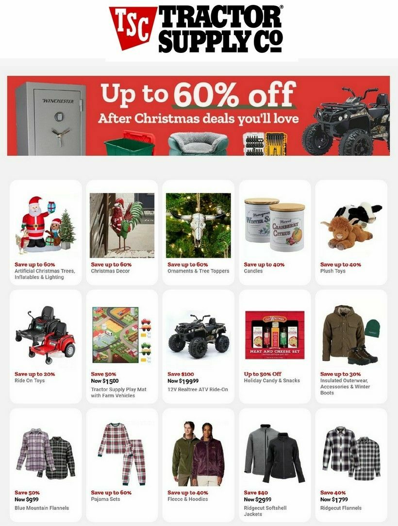 Tractor Supply Weekly Ad from December 29