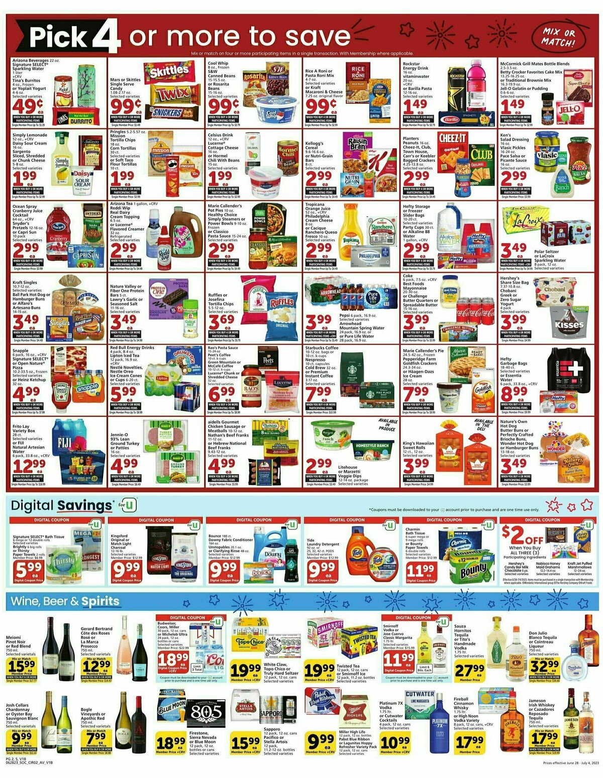 Vons Weekly Ad from June 28