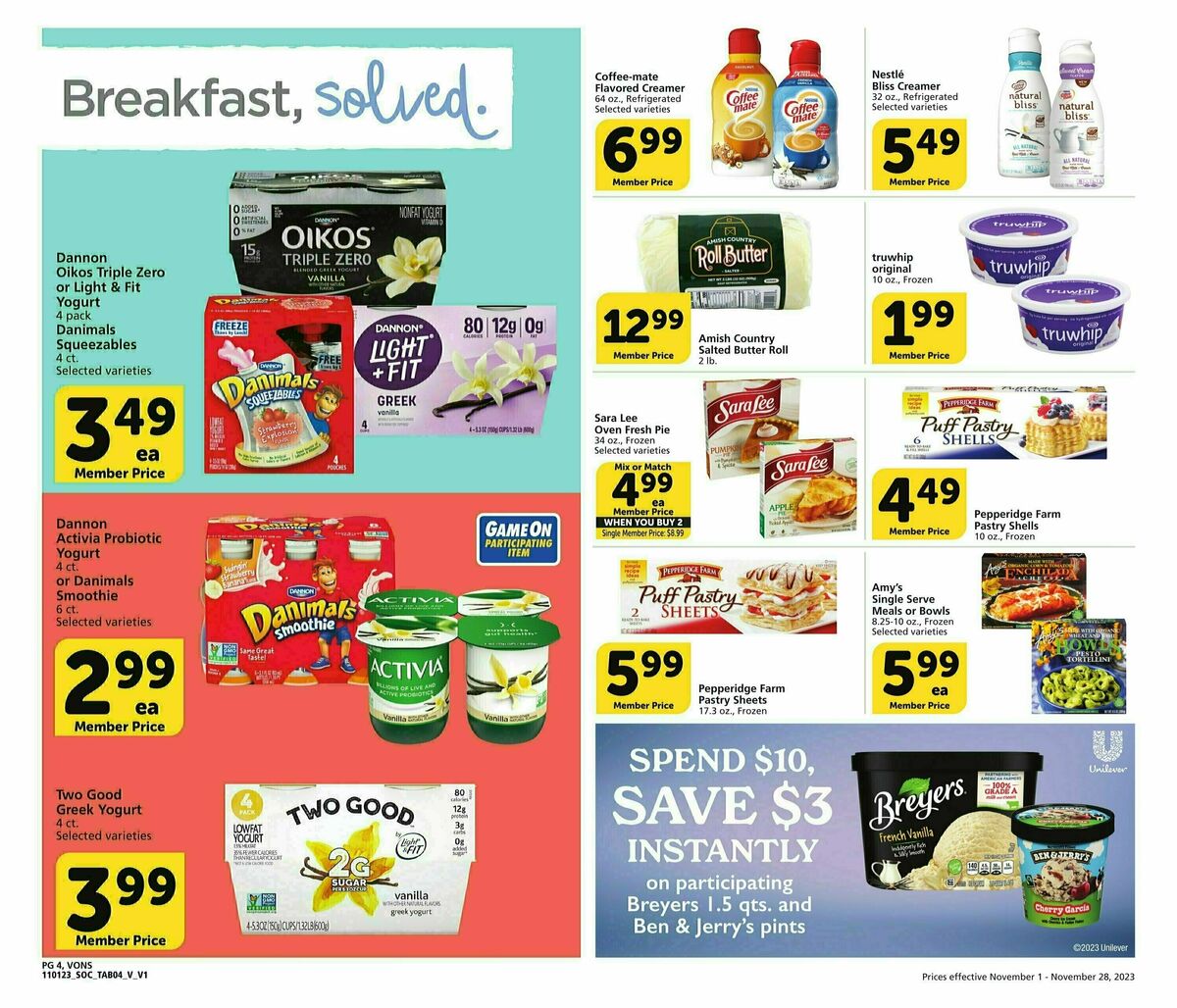 Vons Big Book of Savings Weekly Ad from November 1