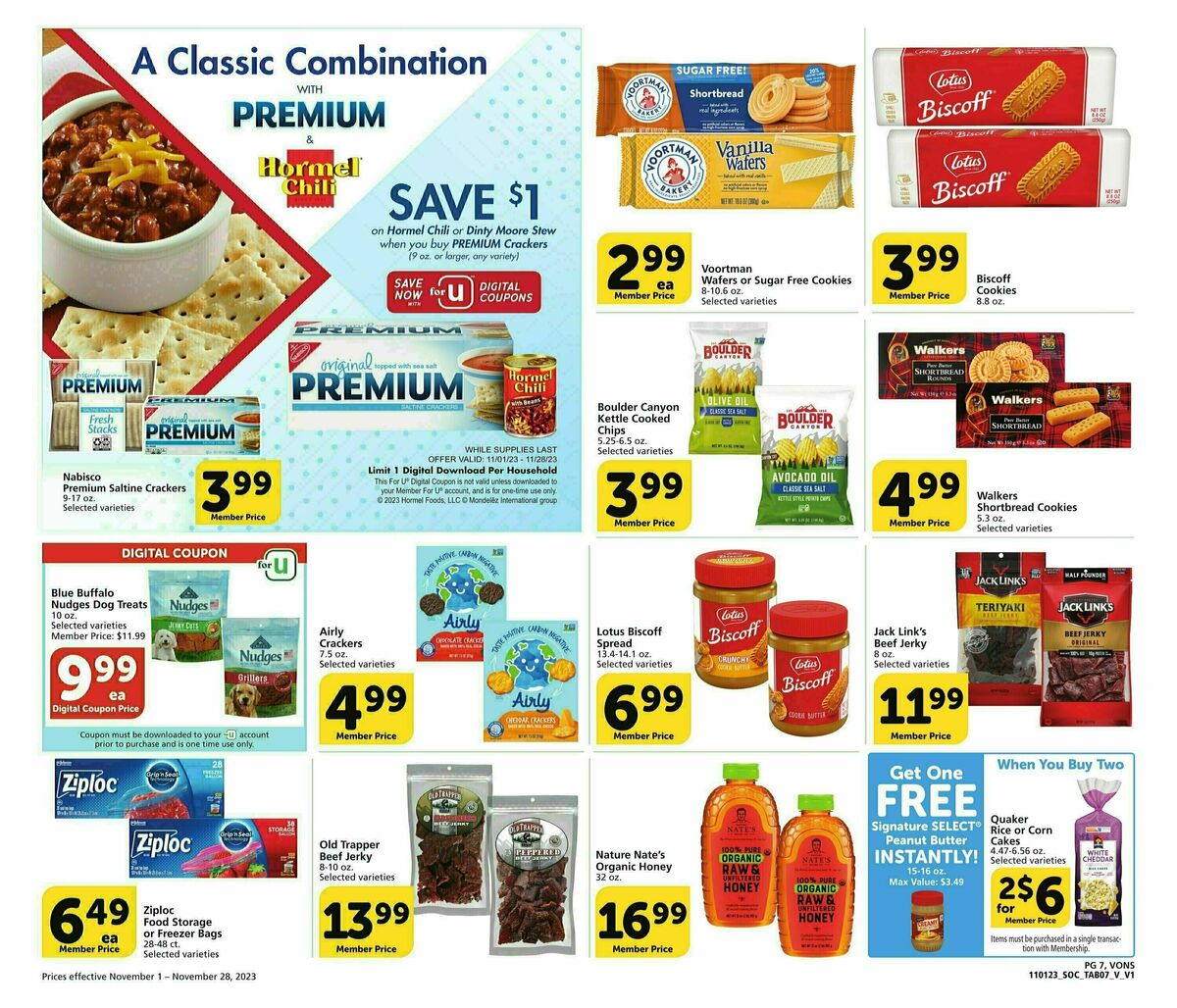 Vons Big Book of Savings Weekly Ad from November 1