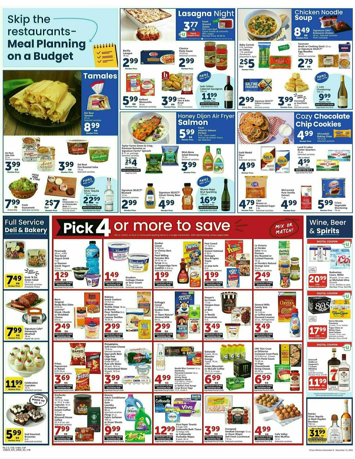 Vons Weekly Ad from December 6