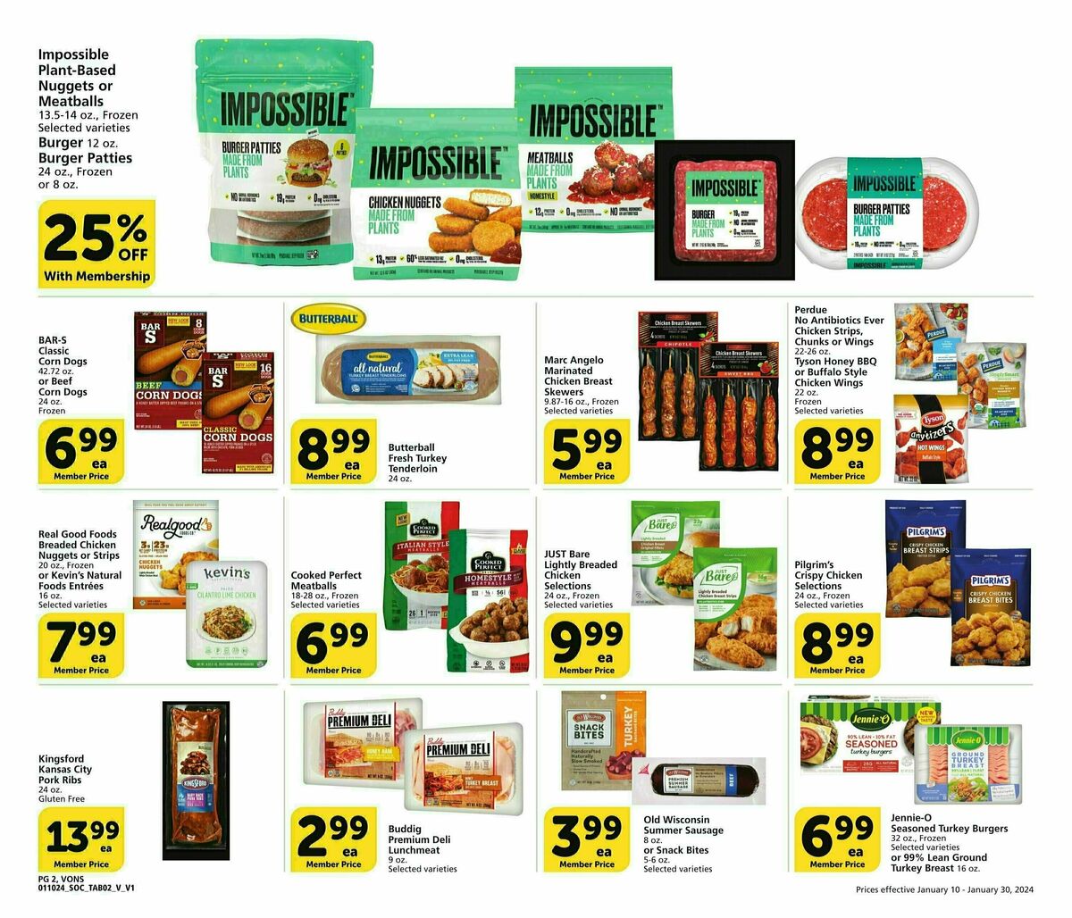 Vons Big Book of Savings Weekly Ad from January 10