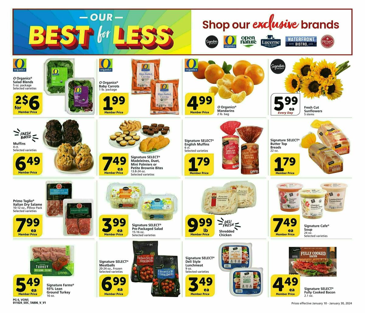 Vons Big Book of Savings Weekly Ad from January 10