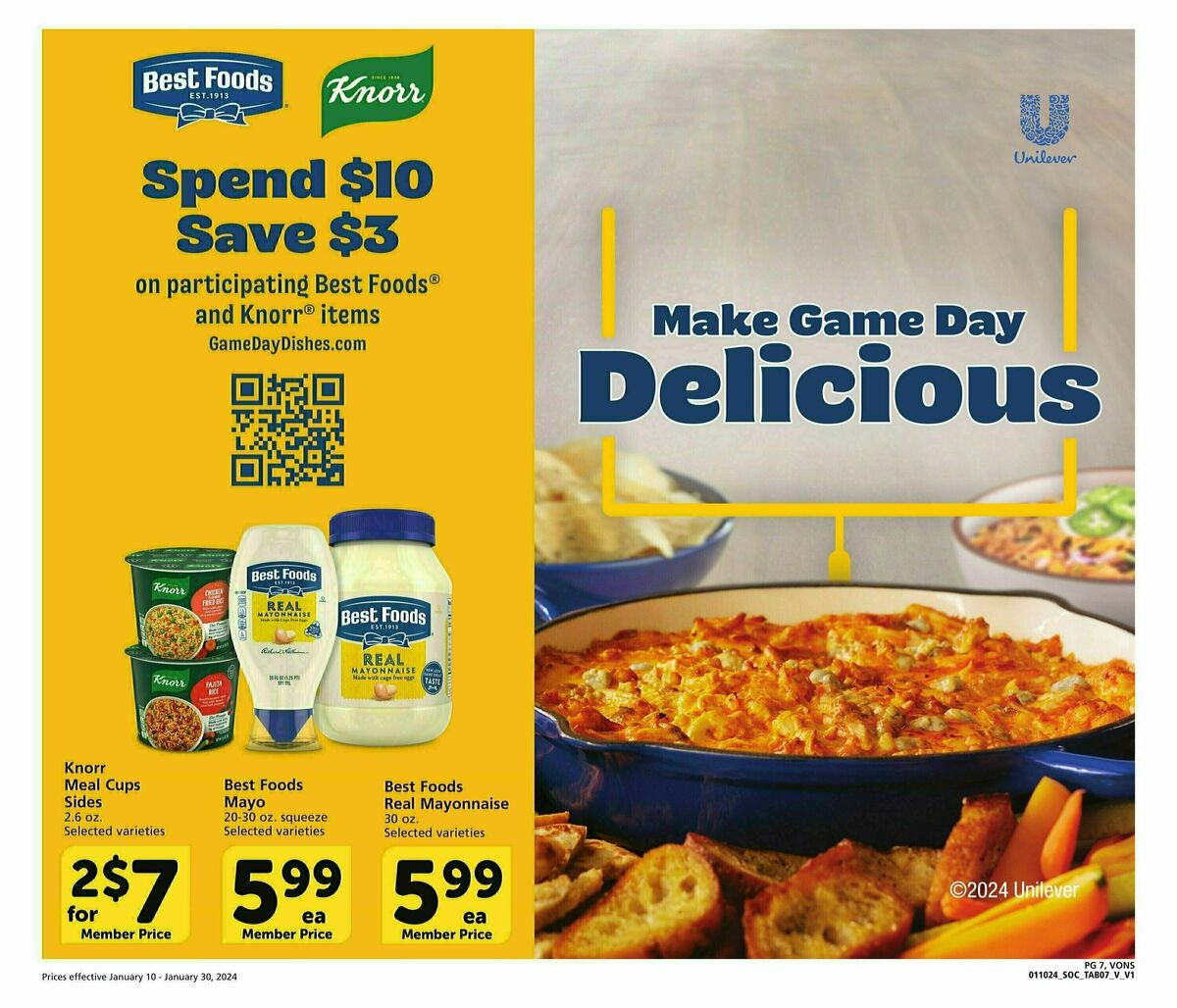 Vons Big Book of Savings Weekly Ad from January 10