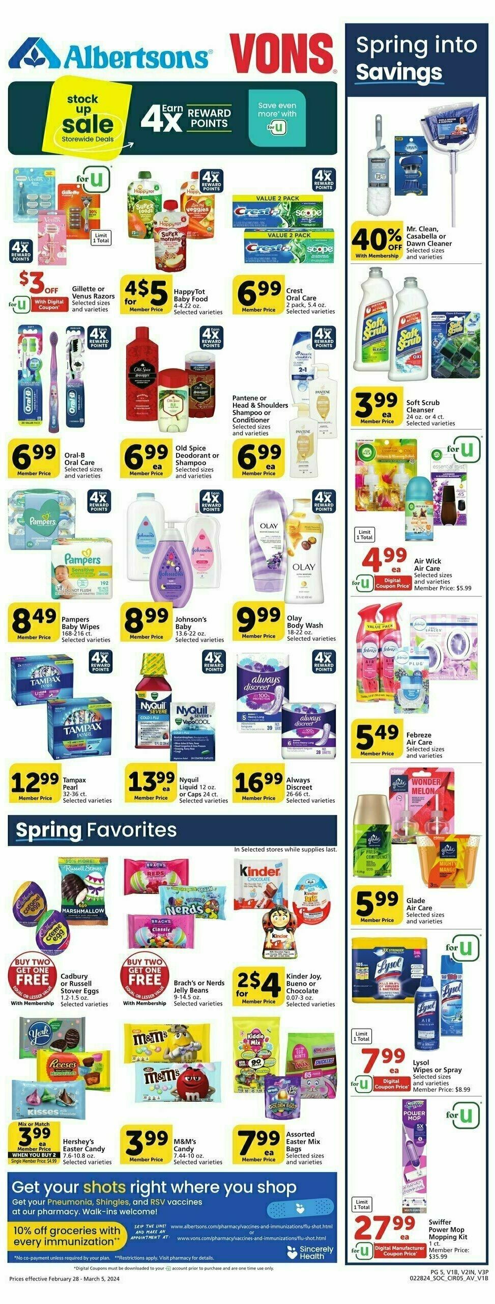 Vons Weekly Ad from February 28