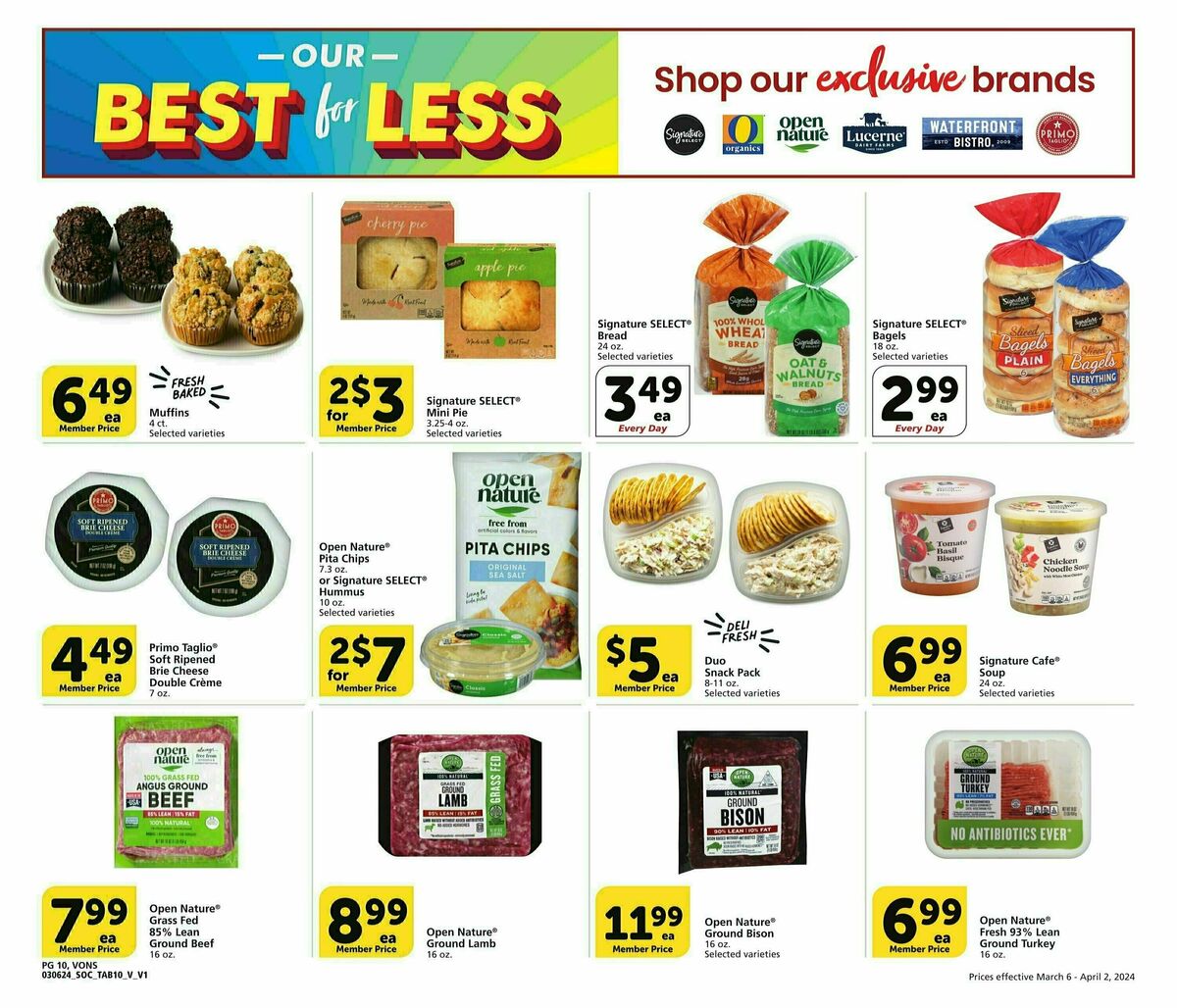 Vons Big Book of Savings Weekly Ad from March 6