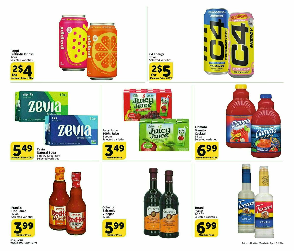 Vons Big Book of Savings Weekly Ad from March 6