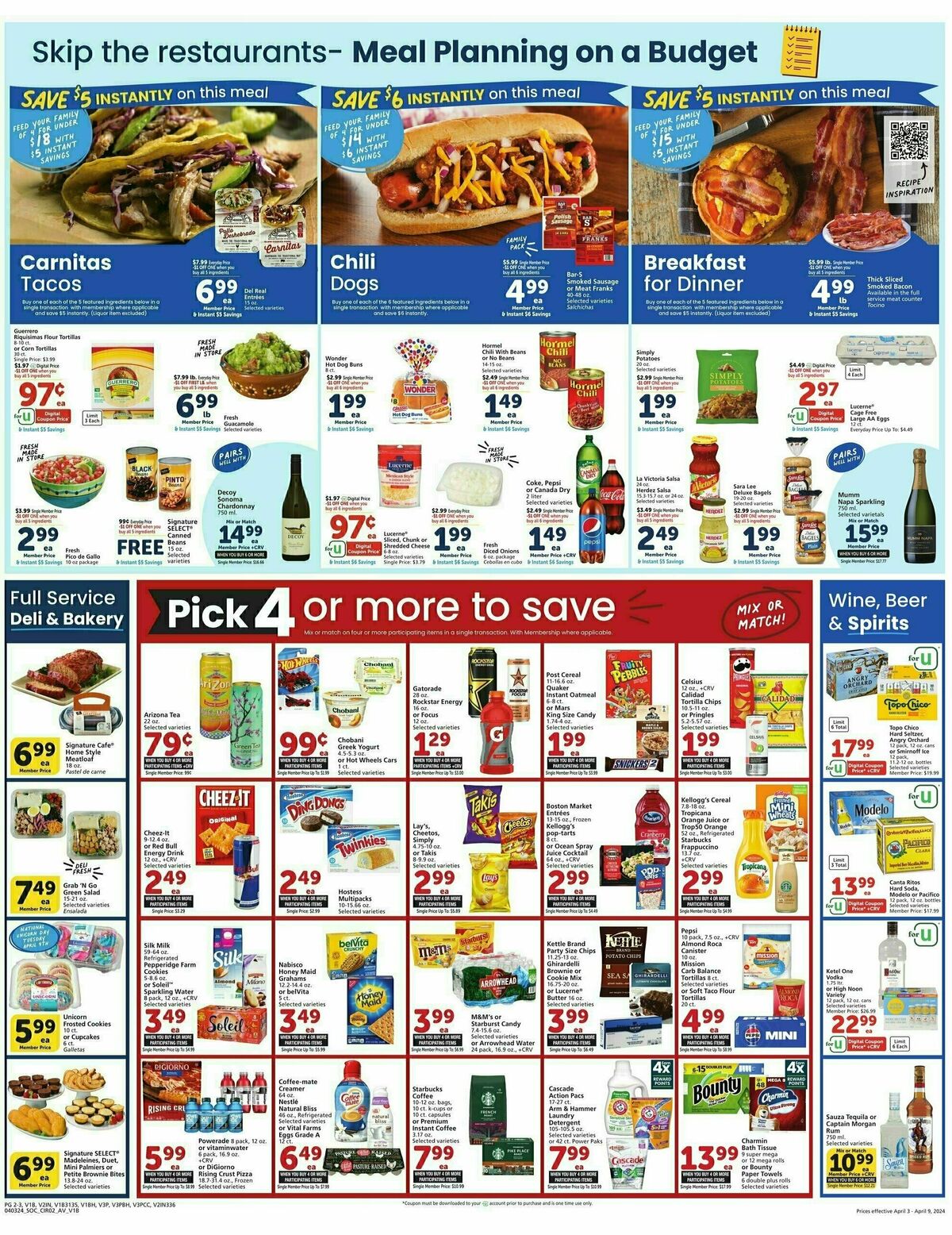 Vons Weekly Ad from April 3