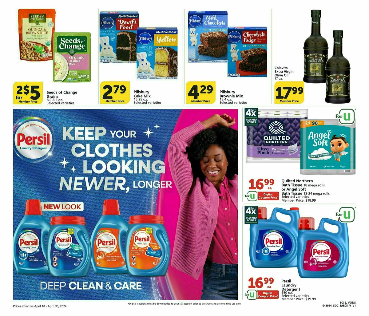 Vons Big Book of Savings Weekly Ad from April 10