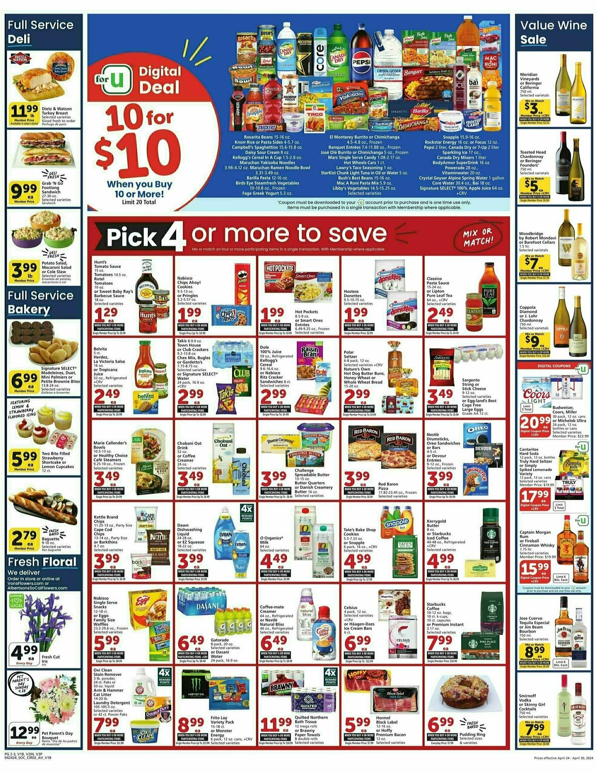 Vons Weekly Ad from April 24