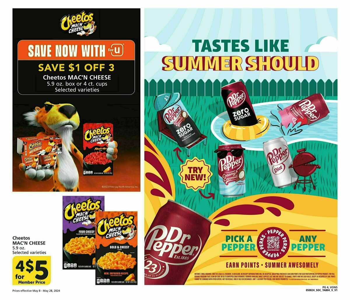 Vons Big Book of Savings Weekly Ad from May 8