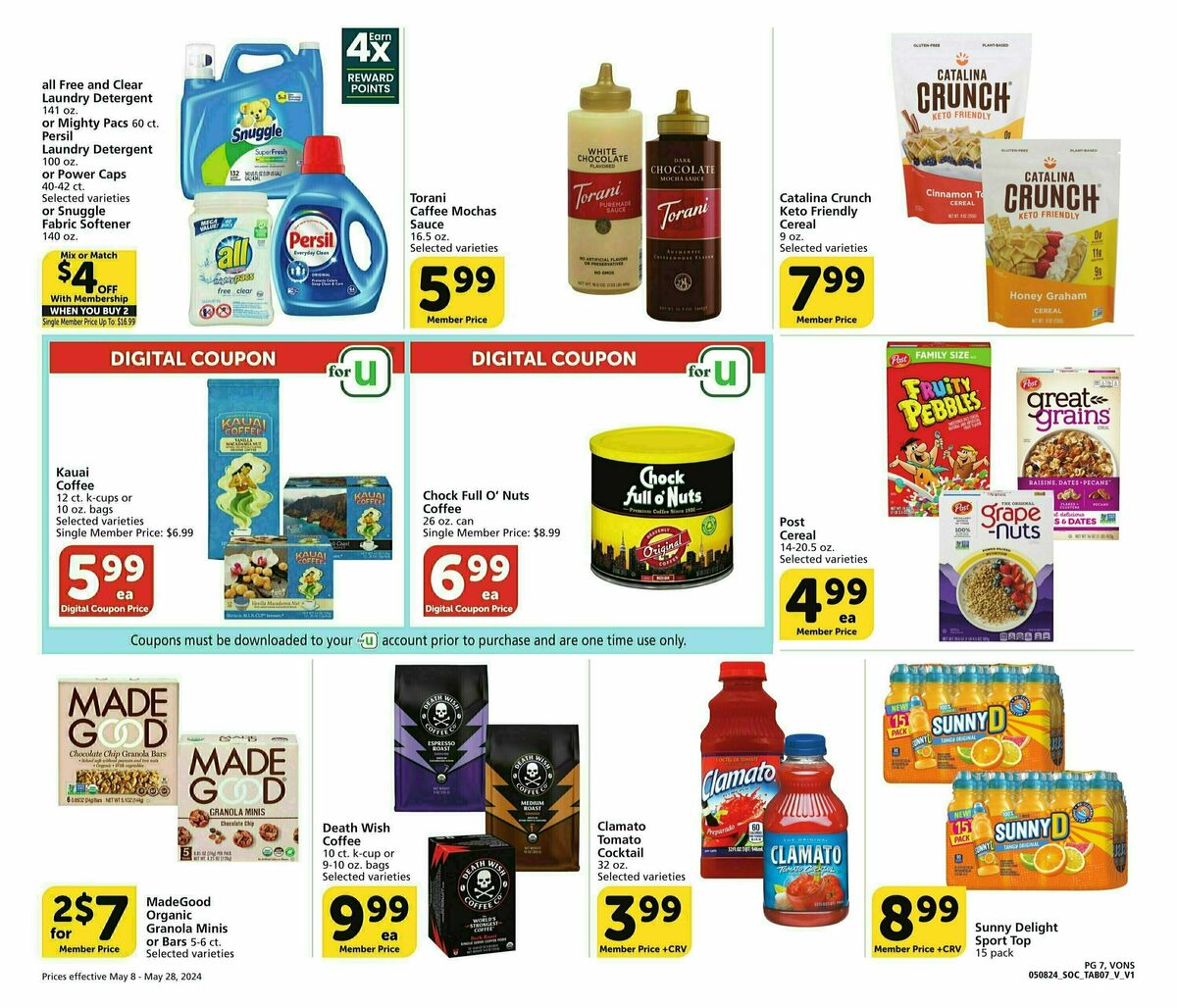 Vons Big Book of Savings Weekly Ad from May 8