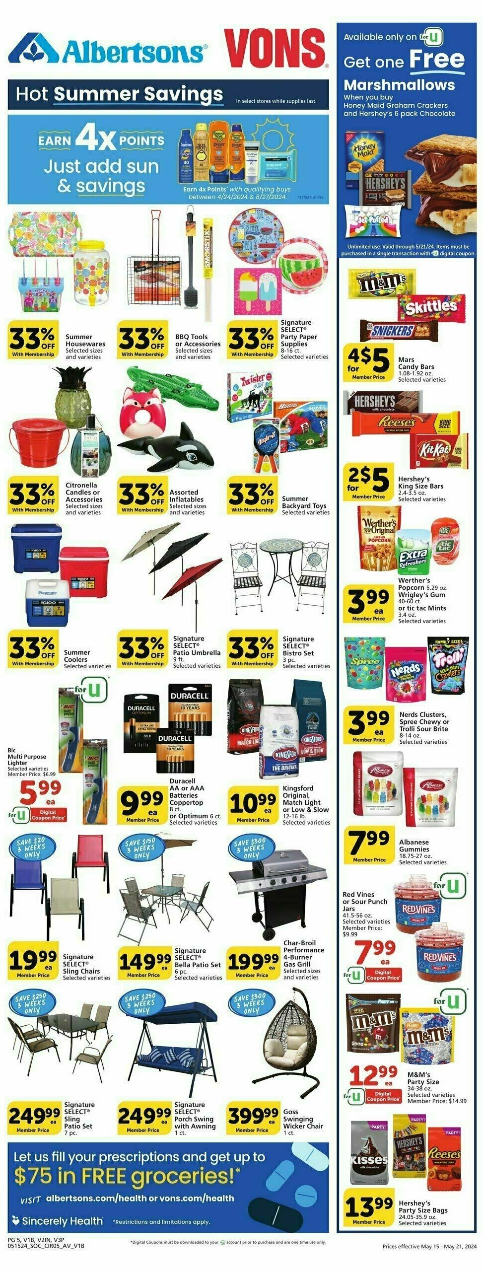 Vons Weekly Ad from May 15