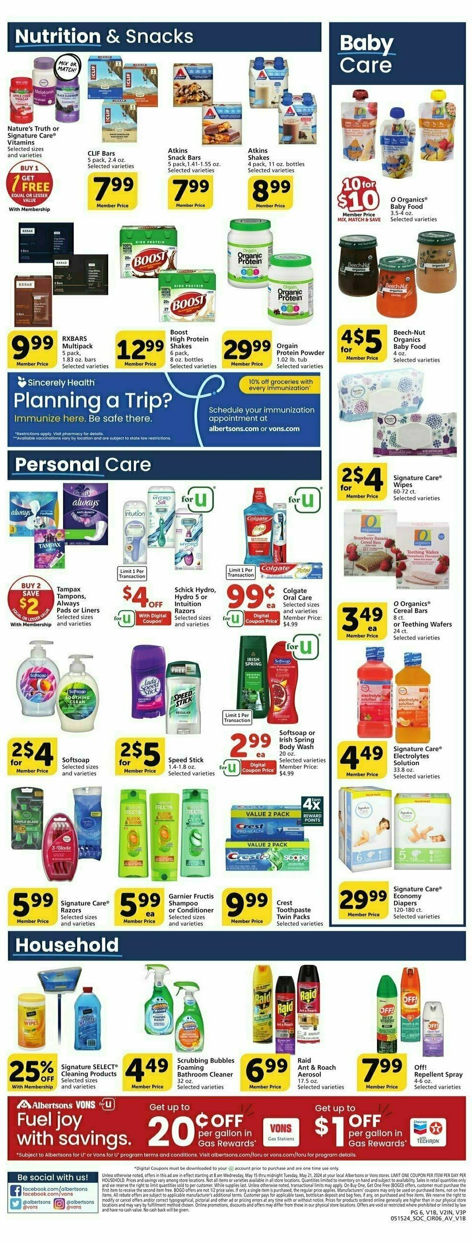 Vons Weekly Ad from May 15