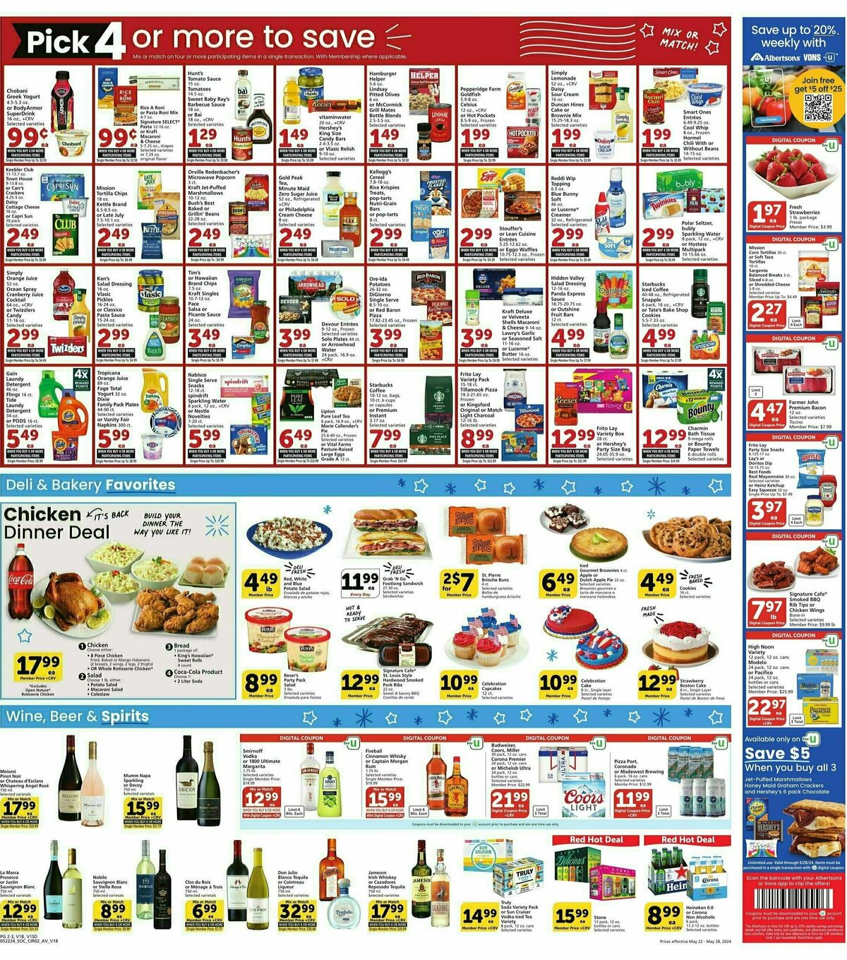 Vons Weekly Ad from May 22