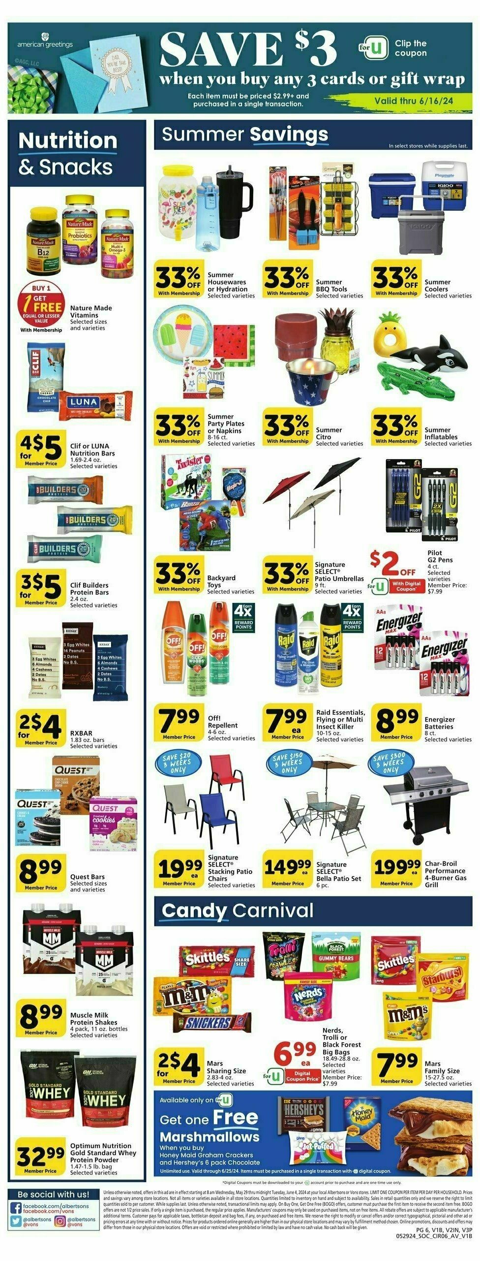 Vons Weekly Ad from May 29