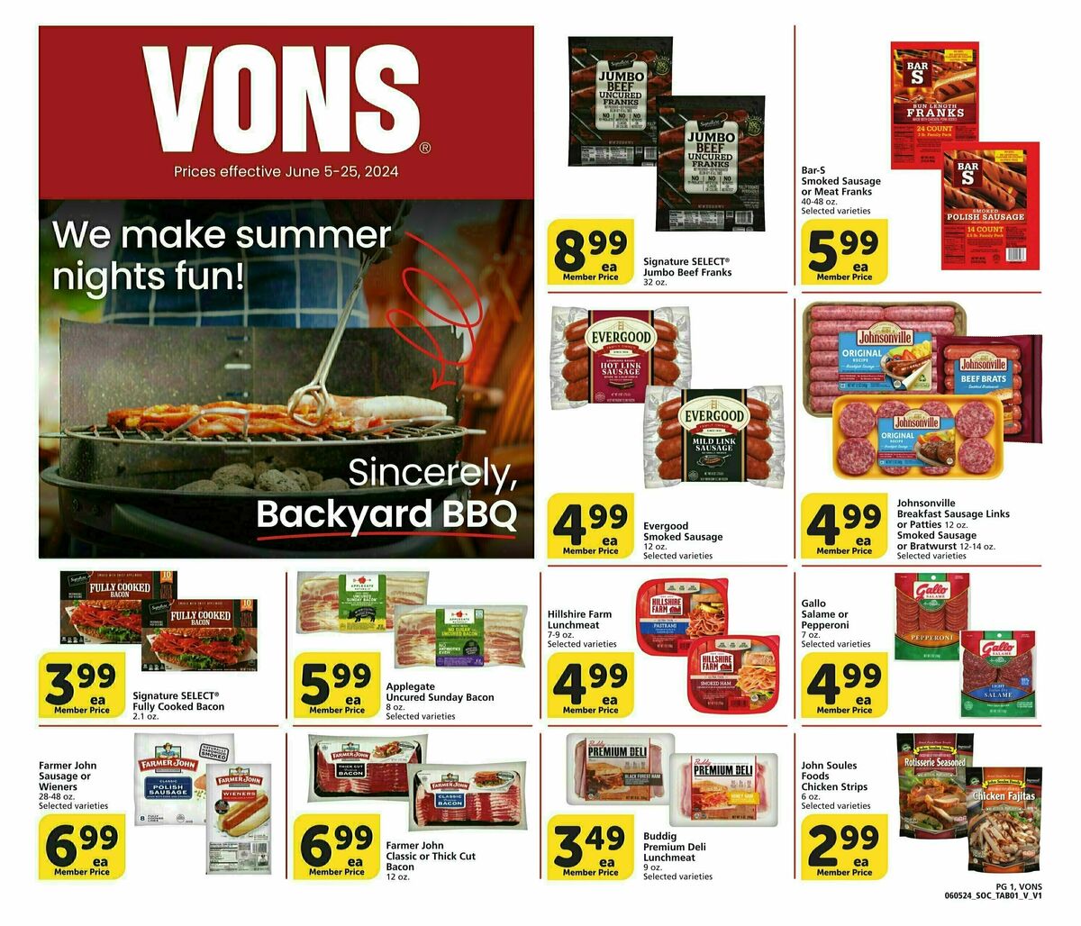 Vons Big Book of Savings Weekly Ad from June 5