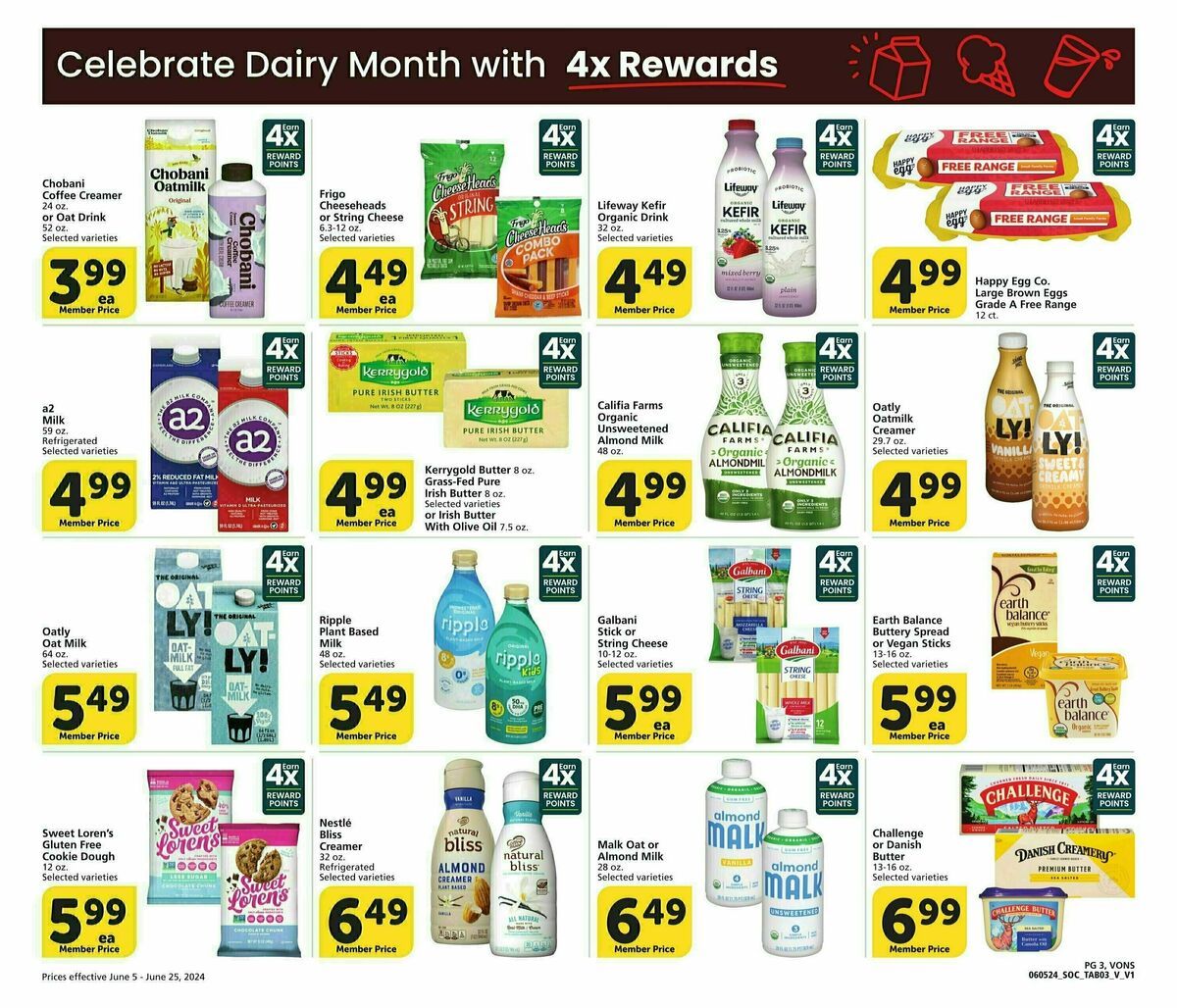 Vons Big Book of Savings Weekly Ad from June 5