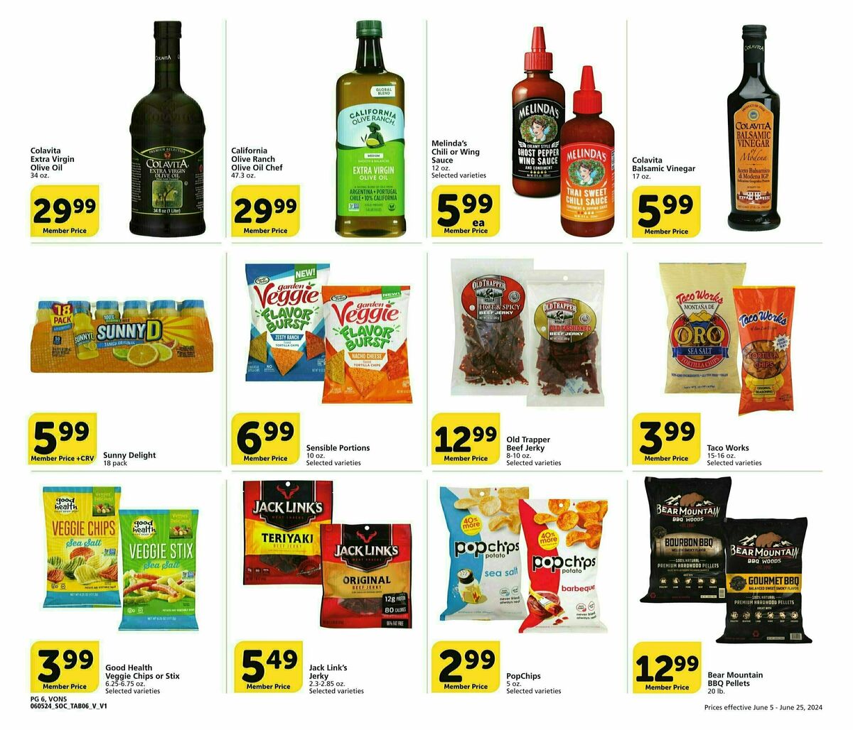 Vons Big Book of Savings Weekly Ad from June 5