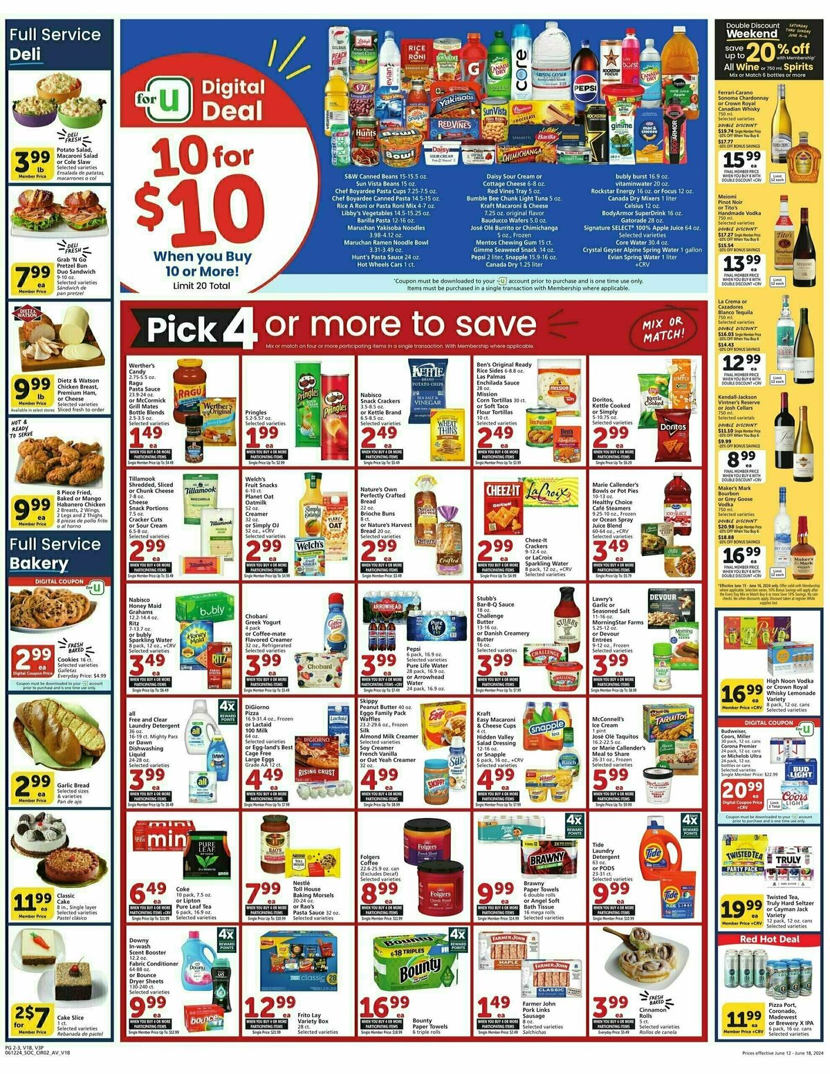 Vons Weekly Ad from June 12