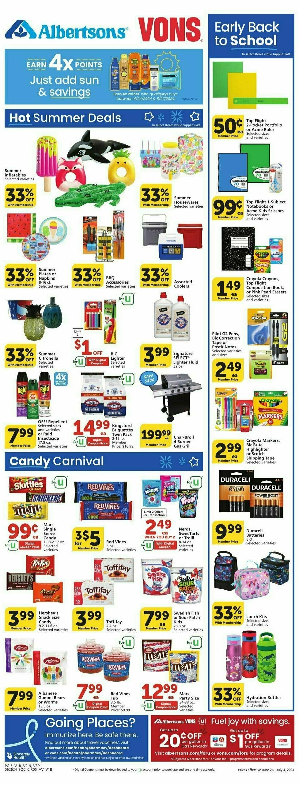 Vons Weekly Ad from June 26