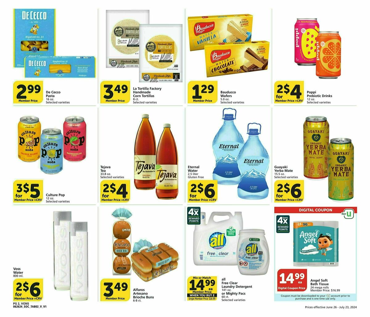 Vons Big Book of Savings Weekly Ad from June 26