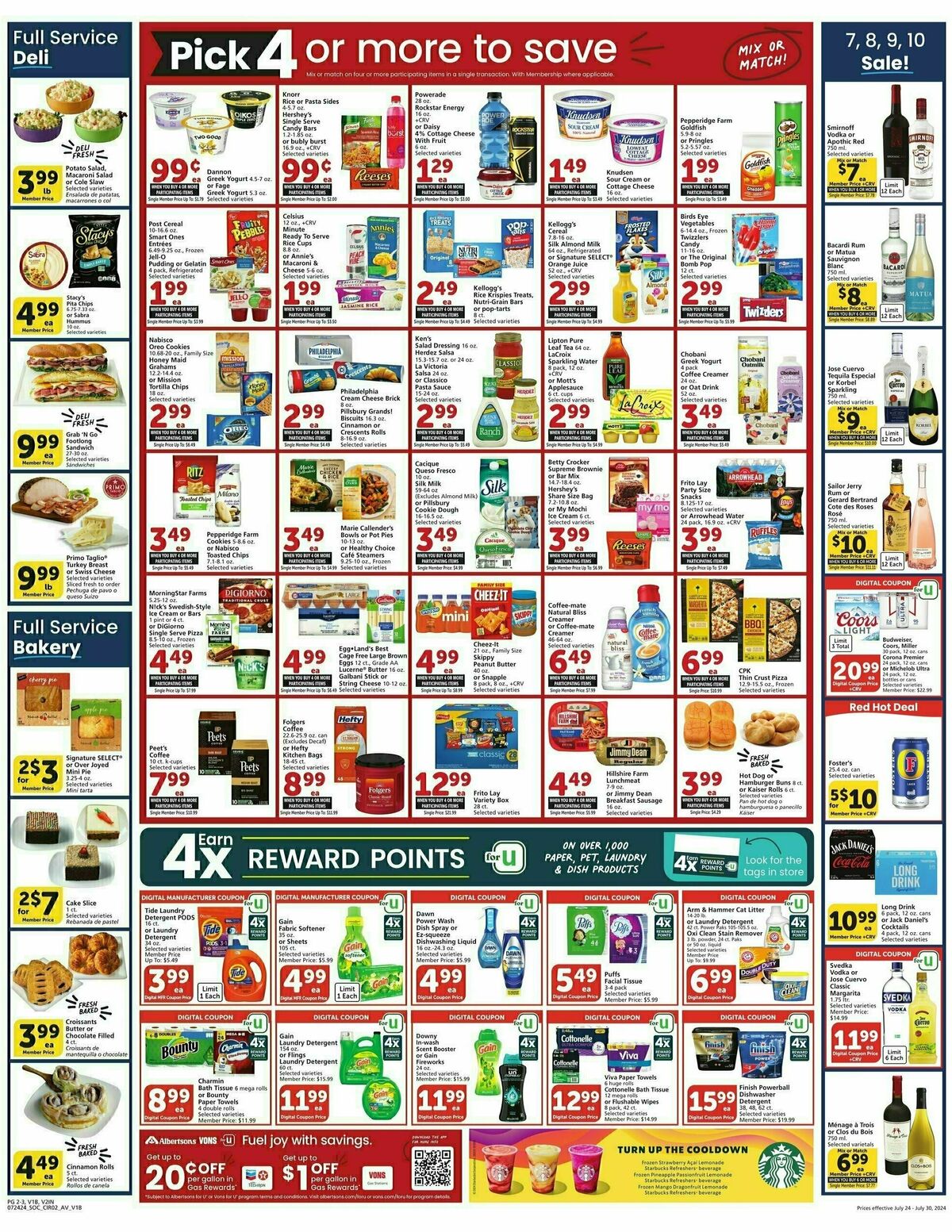 Vons Weekly Ad from July 24