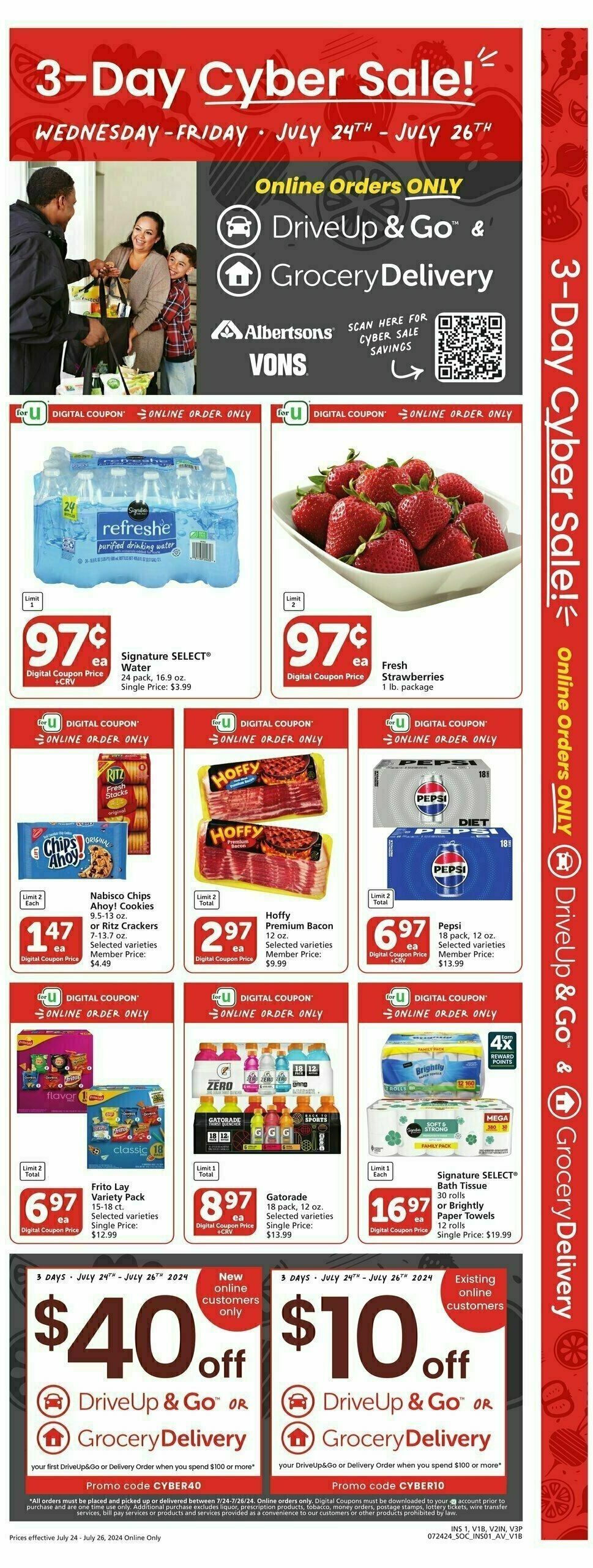 Vons Weekly Ad from July 24