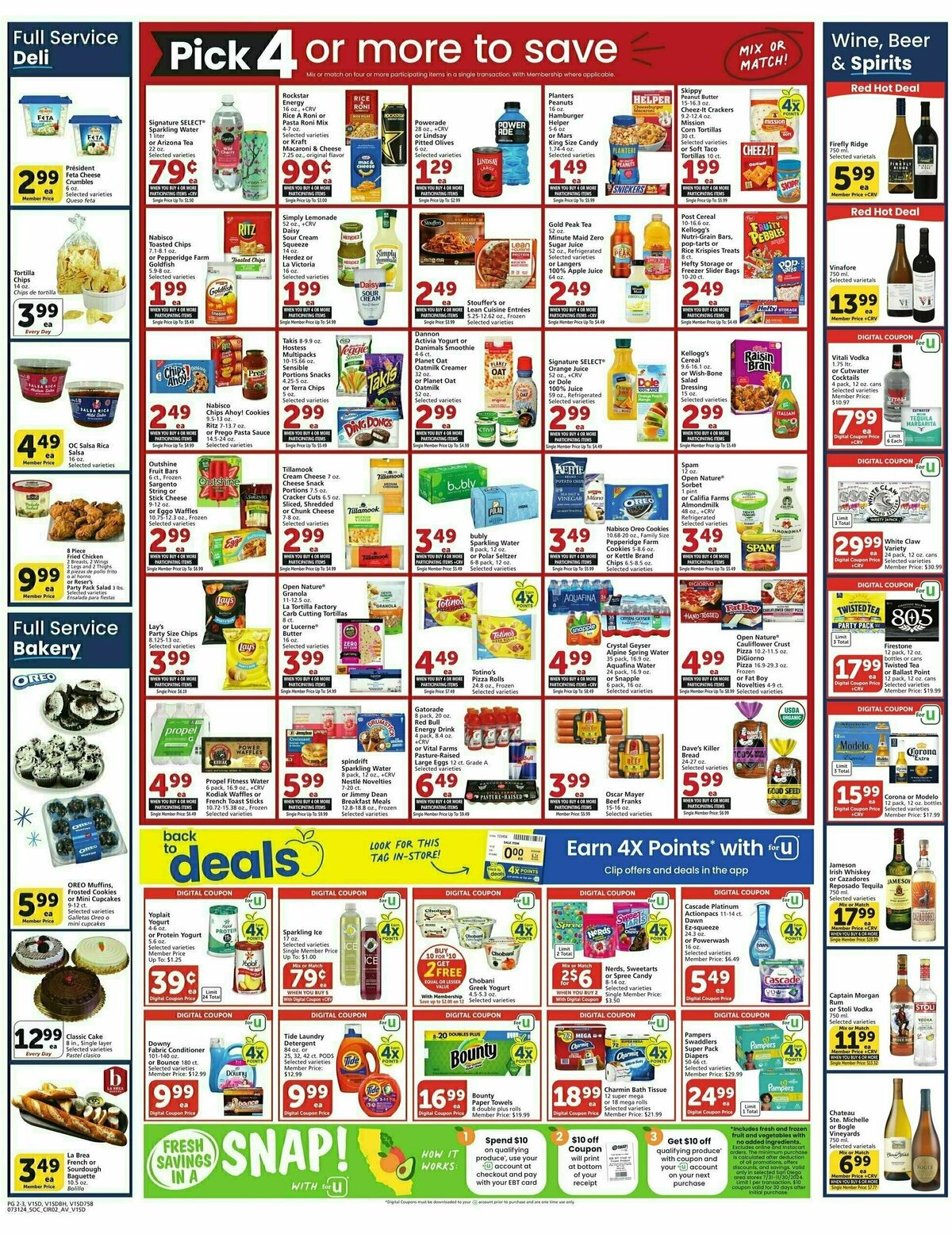 Vons Weekly Ad from July 31