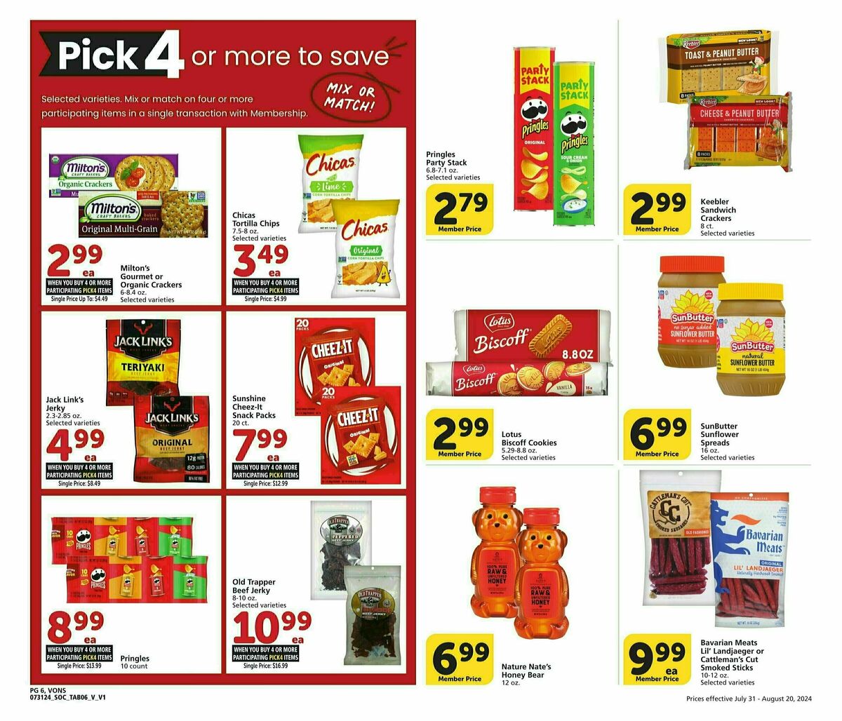 Vons Big Book of Savings Weekly Ad from July 31