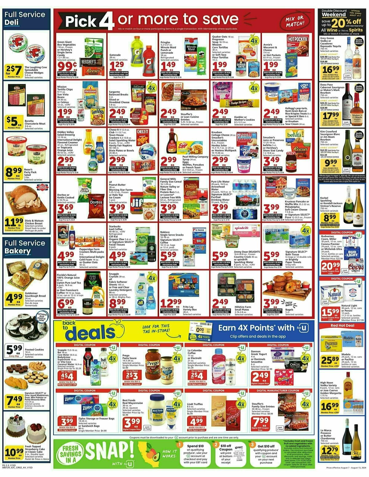 Vons Weekly Ad from August 7