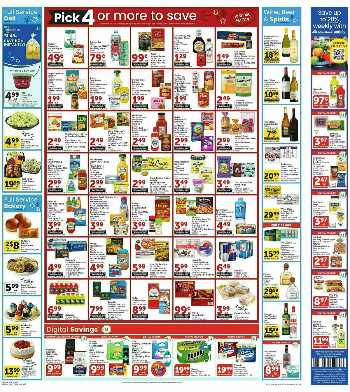 Vons Weekly Ad from August 28