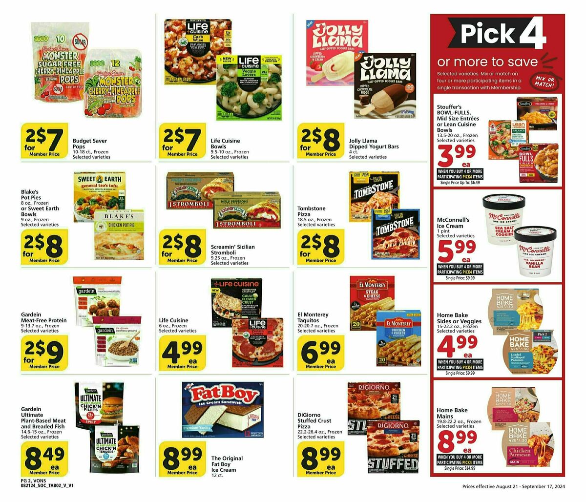 Vons Big Book of Savings Weekly Ad from August 21