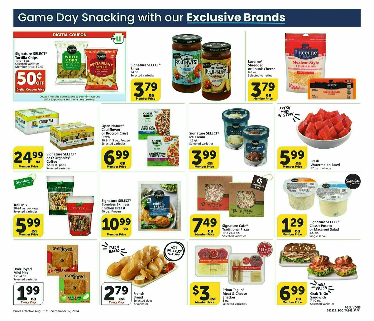 Vons Big Book of Savings Weekly Ad from August 21