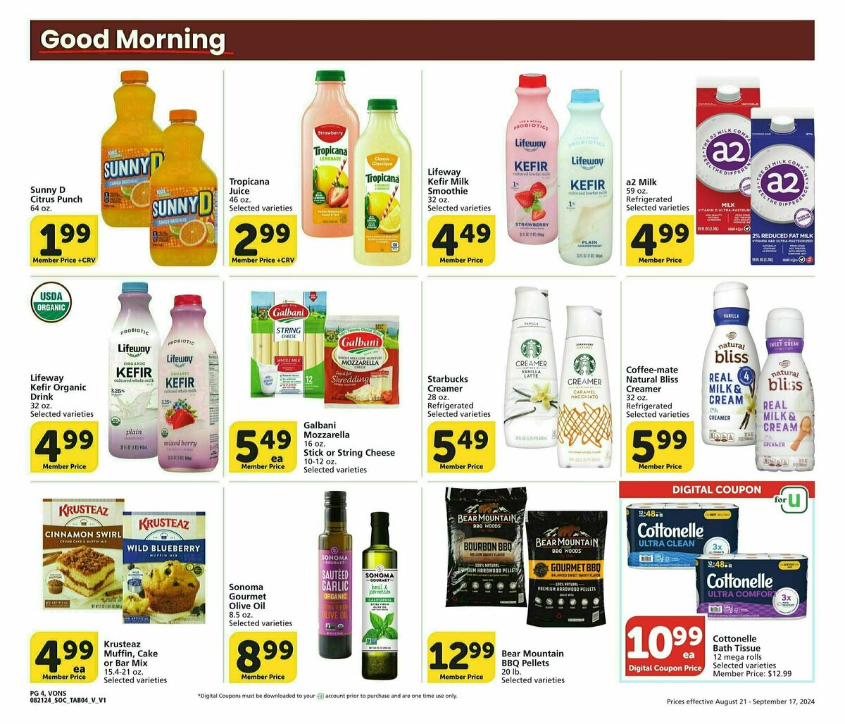 Vons Big Book of Savings Weekly Ad from August 21