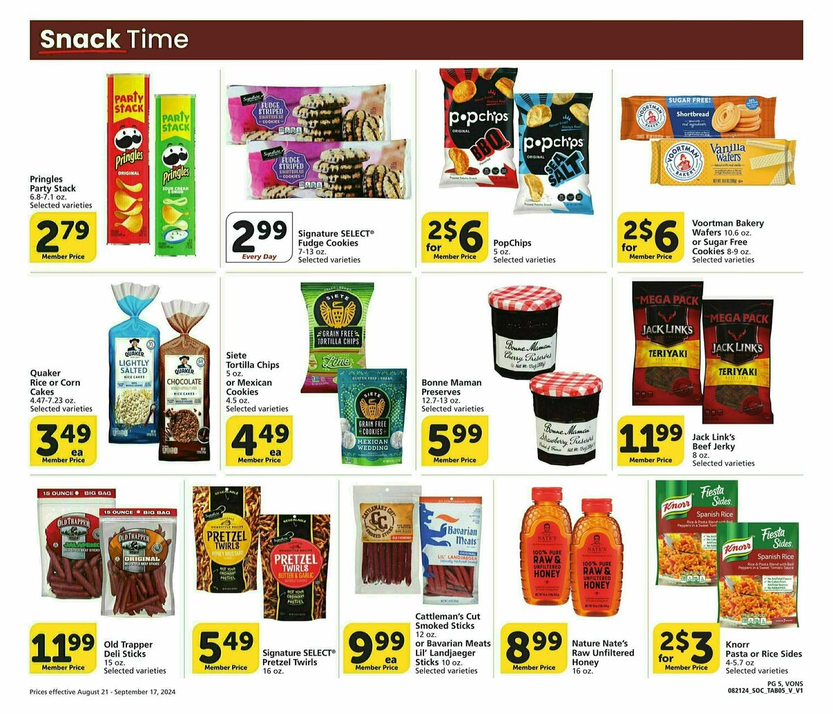 Vons Big Book of Savings Weekly Ad from August 21