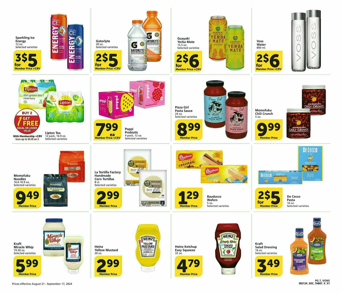 Vons Big Book of Savings Weekly Ad from August 21