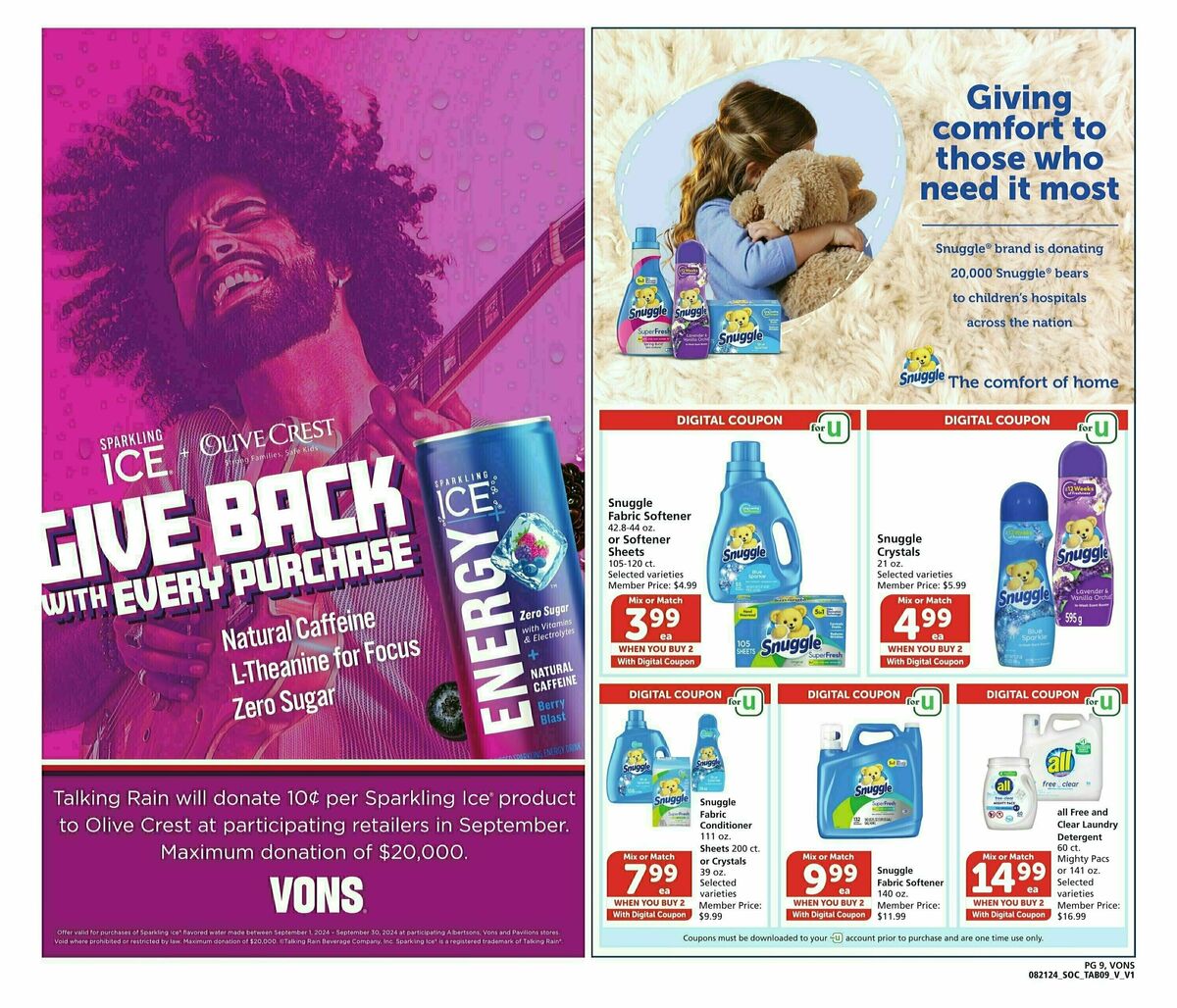 Vons Big Book of Savings Weekly Ad from August 21