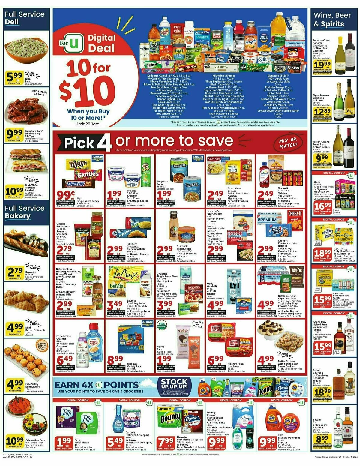 Vons Weekly Ad from September 25