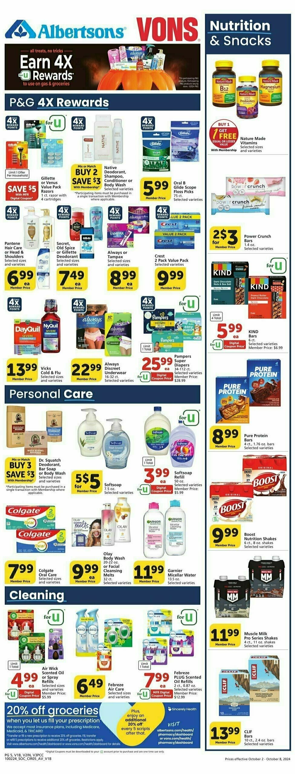 Vons Weekly Ad from October 2