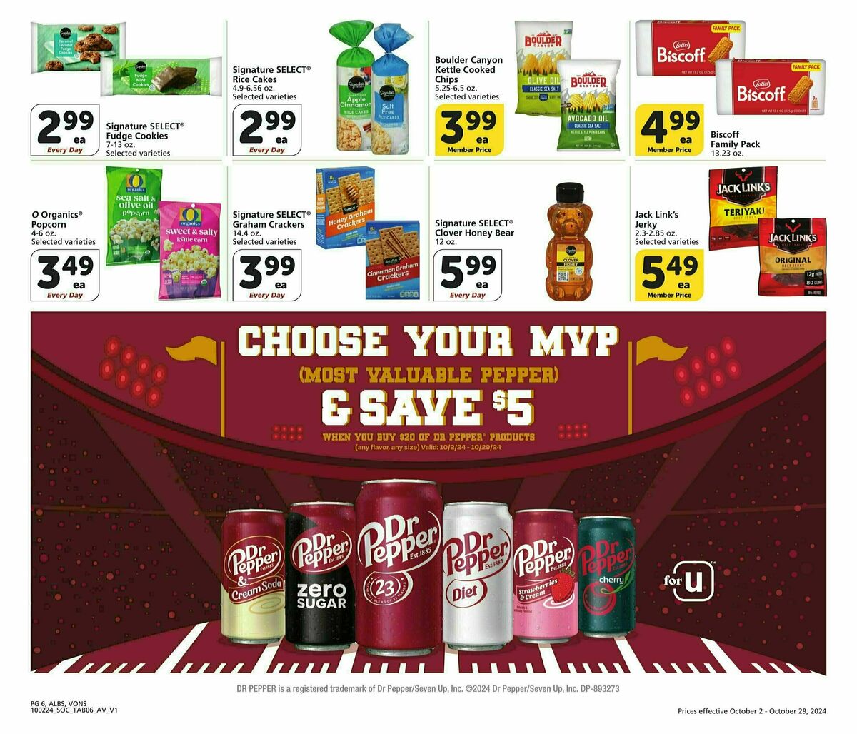 Vons Big Book of Savings Weekly Ad from October 2