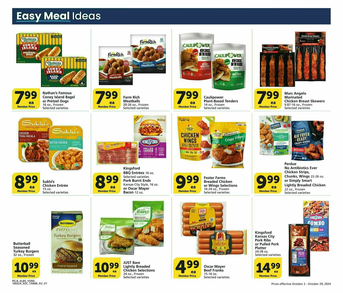 Vons Big Book of Savings Weekly Ad from October 2