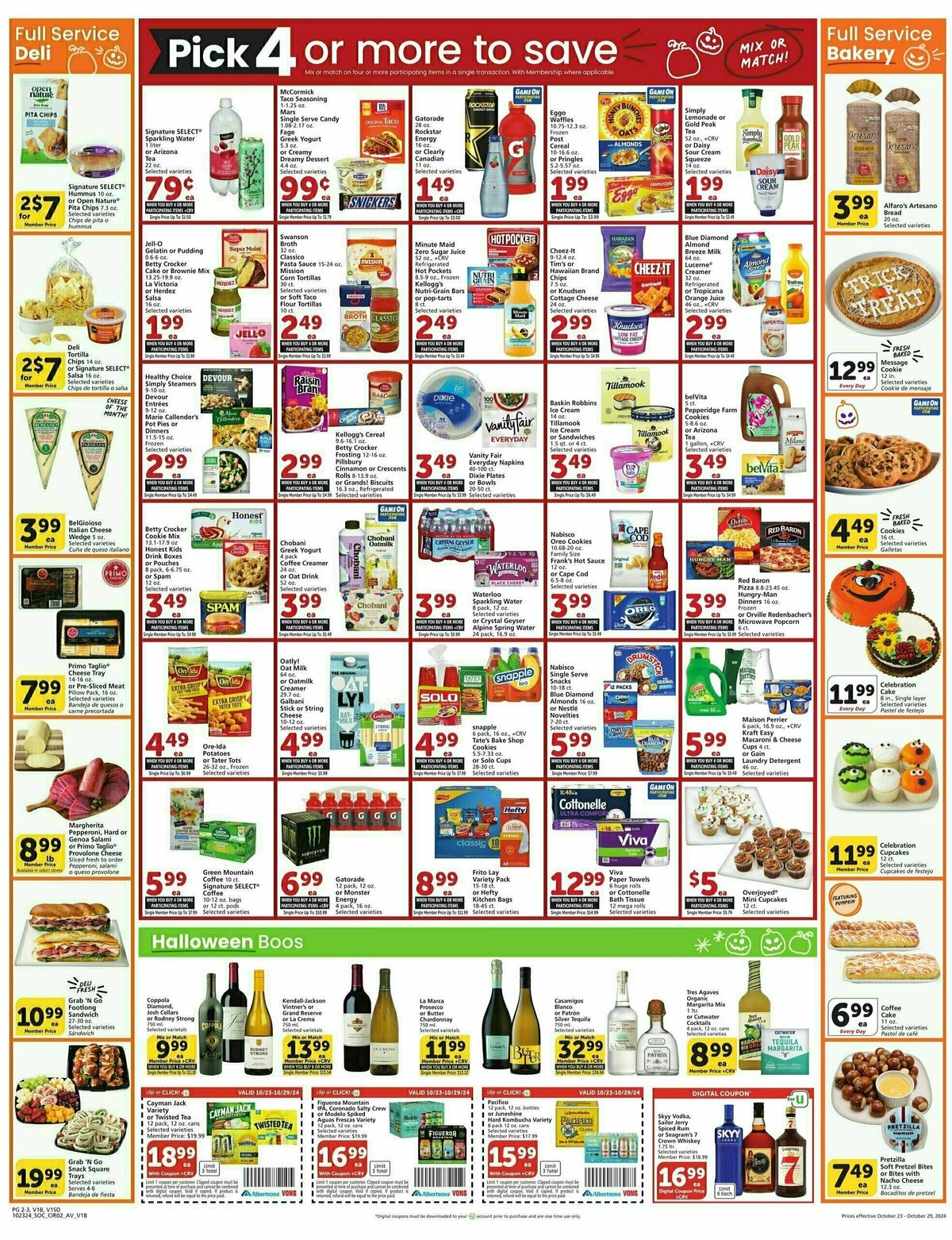 Vons Weekly Ad from October 23