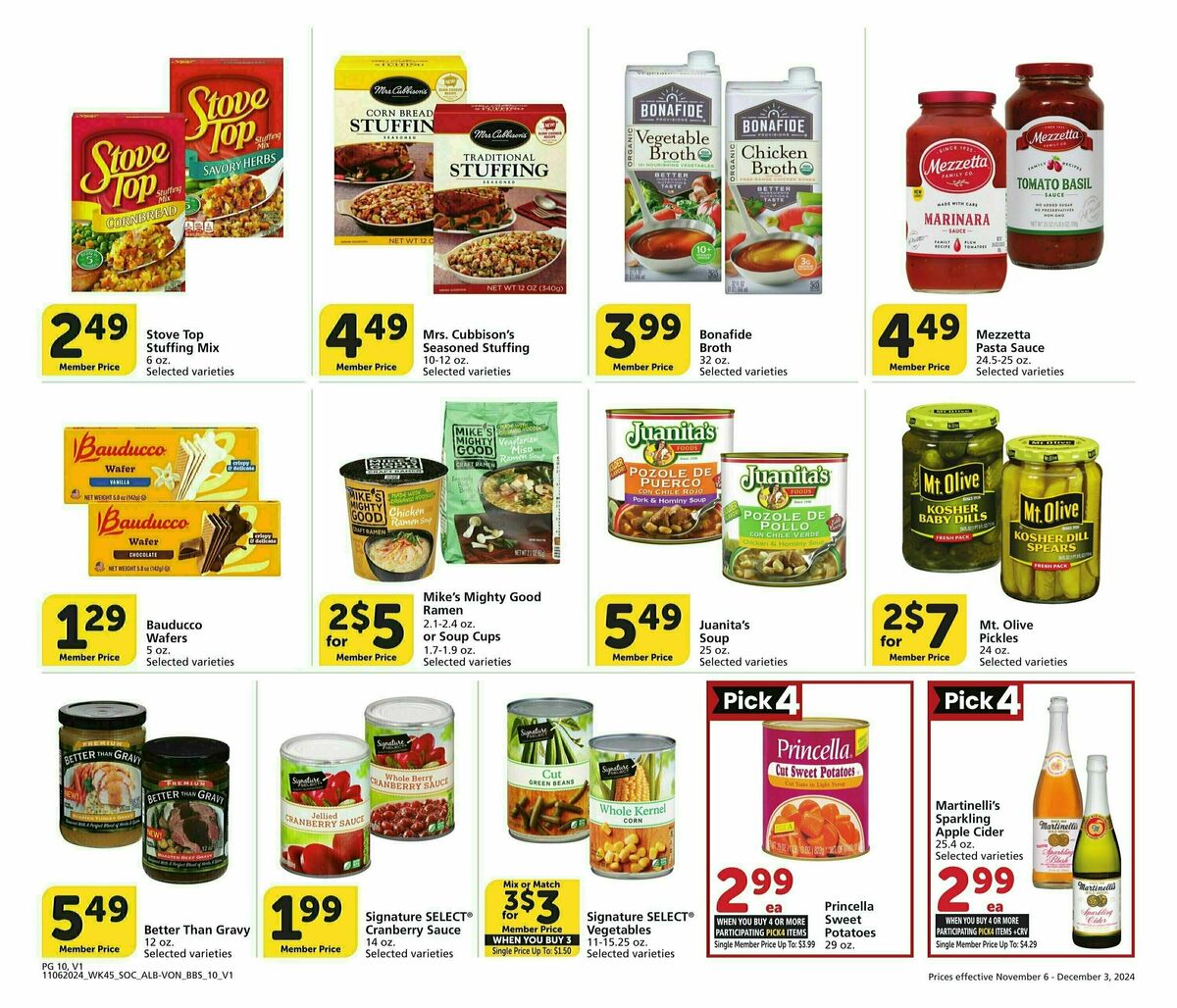 Vons Big Book of Savings Weekly Ad from November 6