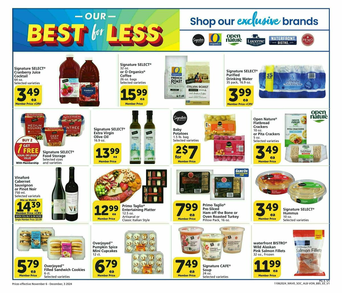 Vons Big Book of Savings Weekly Ad from November 6