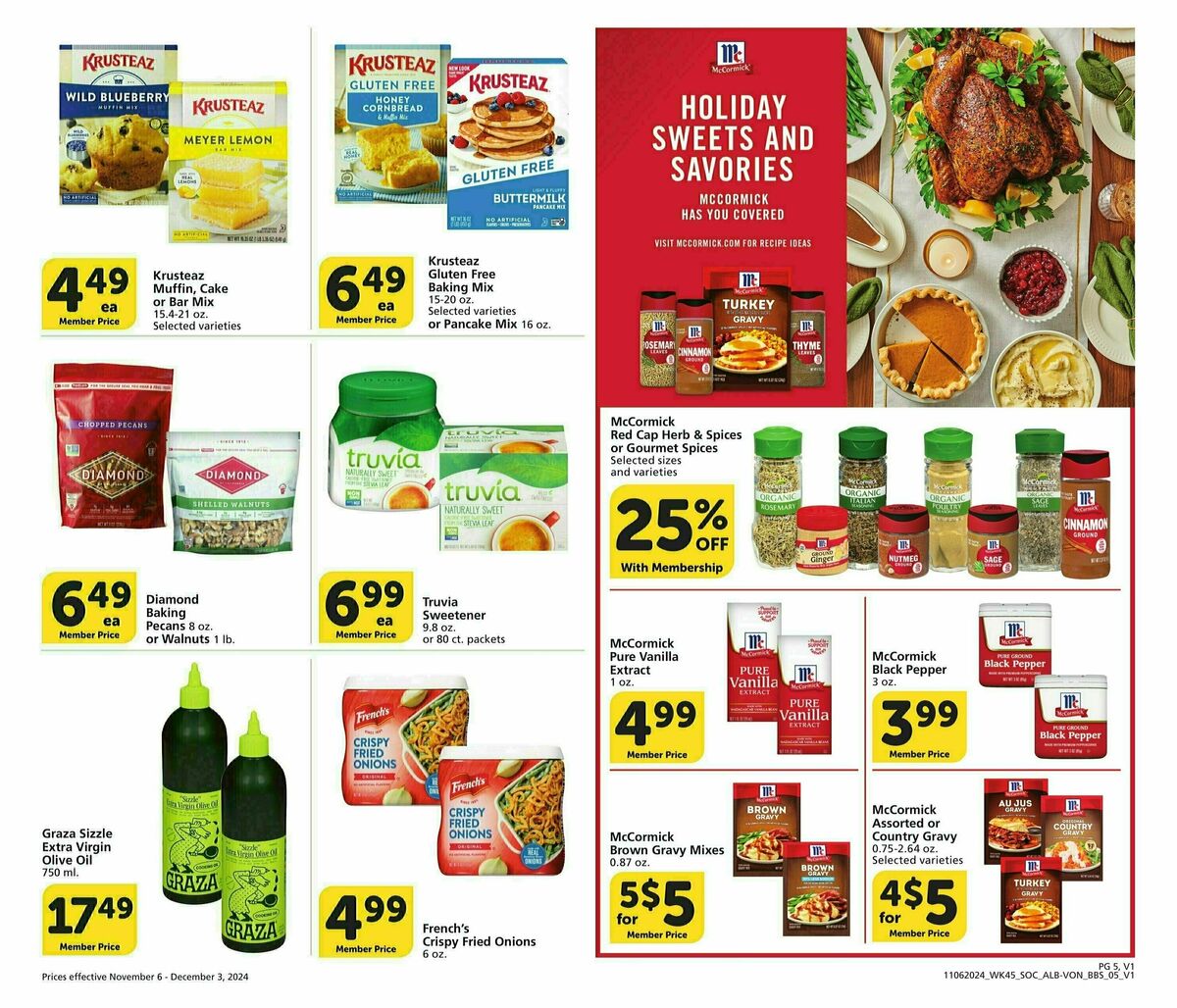 Vons Big Book of Savings Weekly Ad from November 6