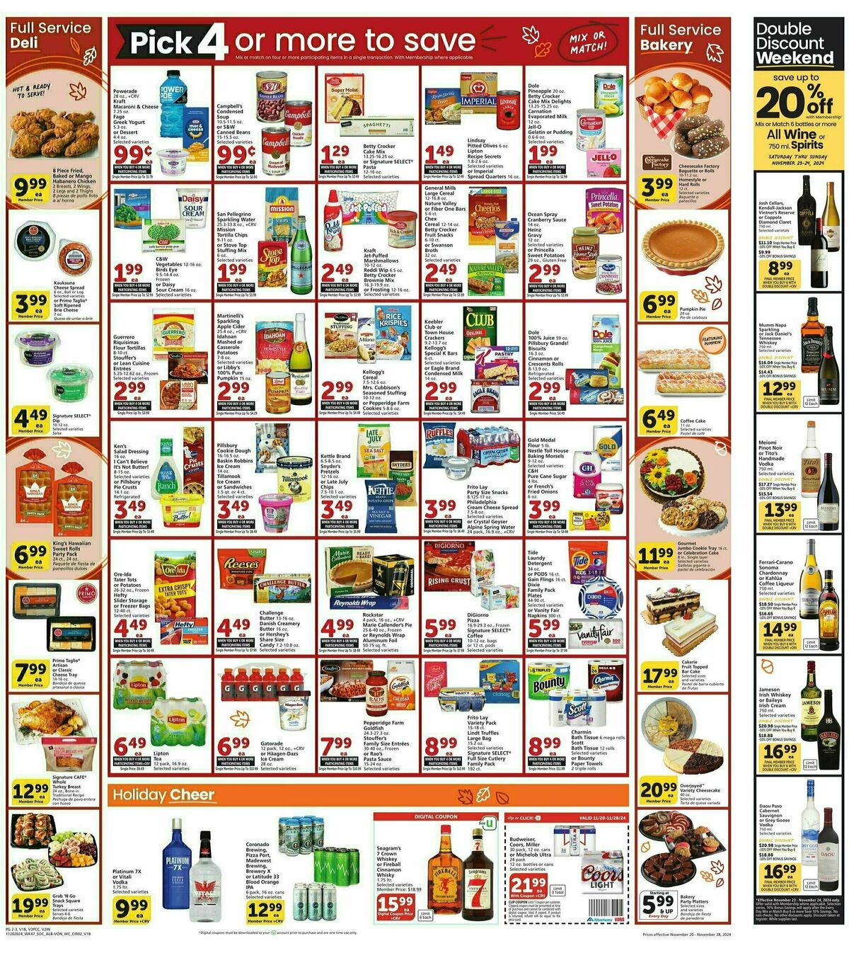 Vons Weekly Ad from November 20